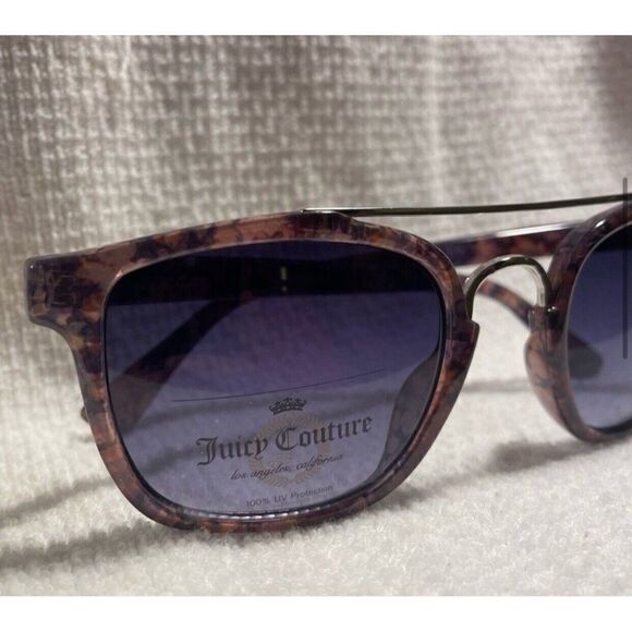 juicy couture New brow bar sunglasses wjc71sg13 Purple Black square Tortoise - Picture 7 of 13
